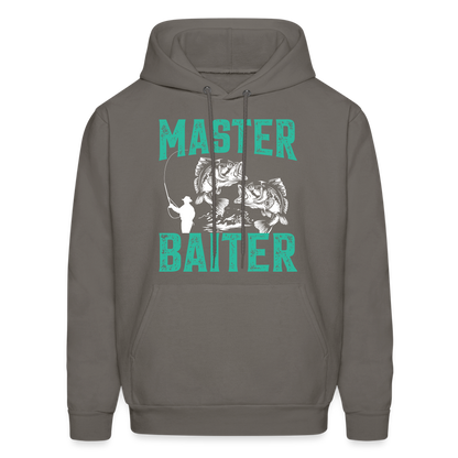 Master Baiter (Fishing Humor) Hoodie - asphalt gray