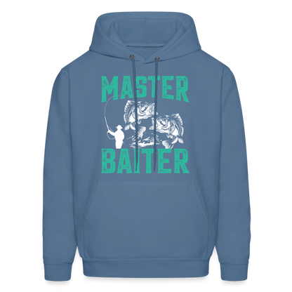 Master Baiter (Fishing Humor) Hoodie - denim blue