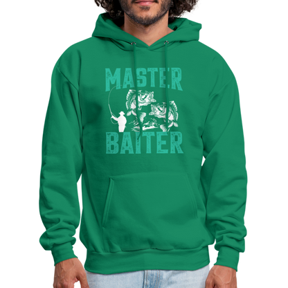 Master Baiter (Fishing Humor) Hoodie - kelly green