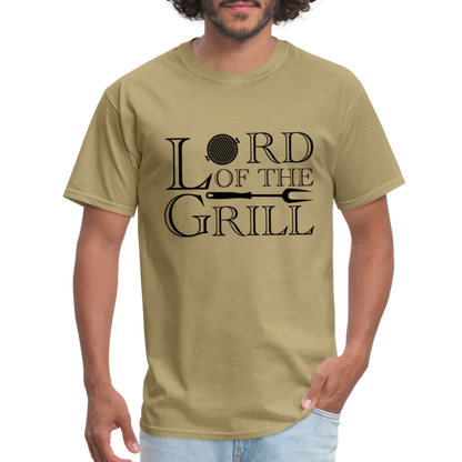 Lord of the Grill T-Shirt - Color: khaki