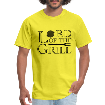 Lord of the Grill T-Shirt - Color: yellow