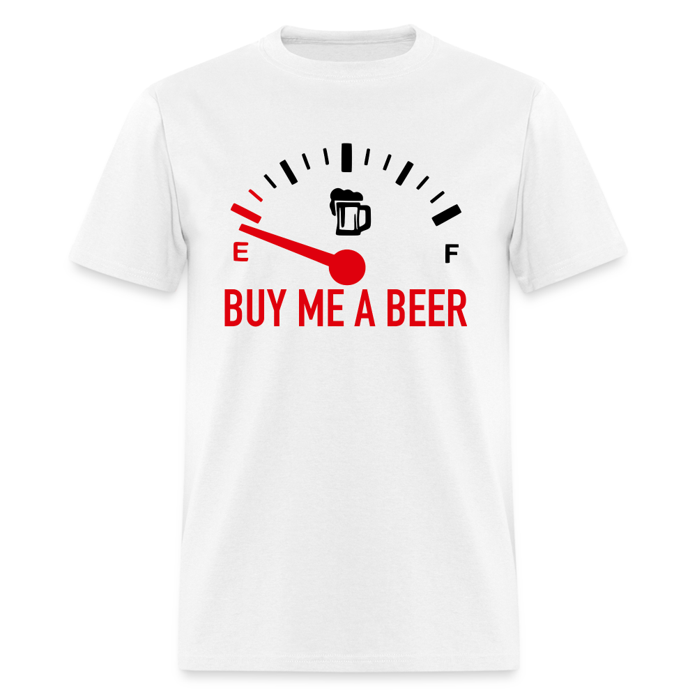 Buy Me a Beer T-Shirt (Funny Drinking Tee) - Color: heather gray