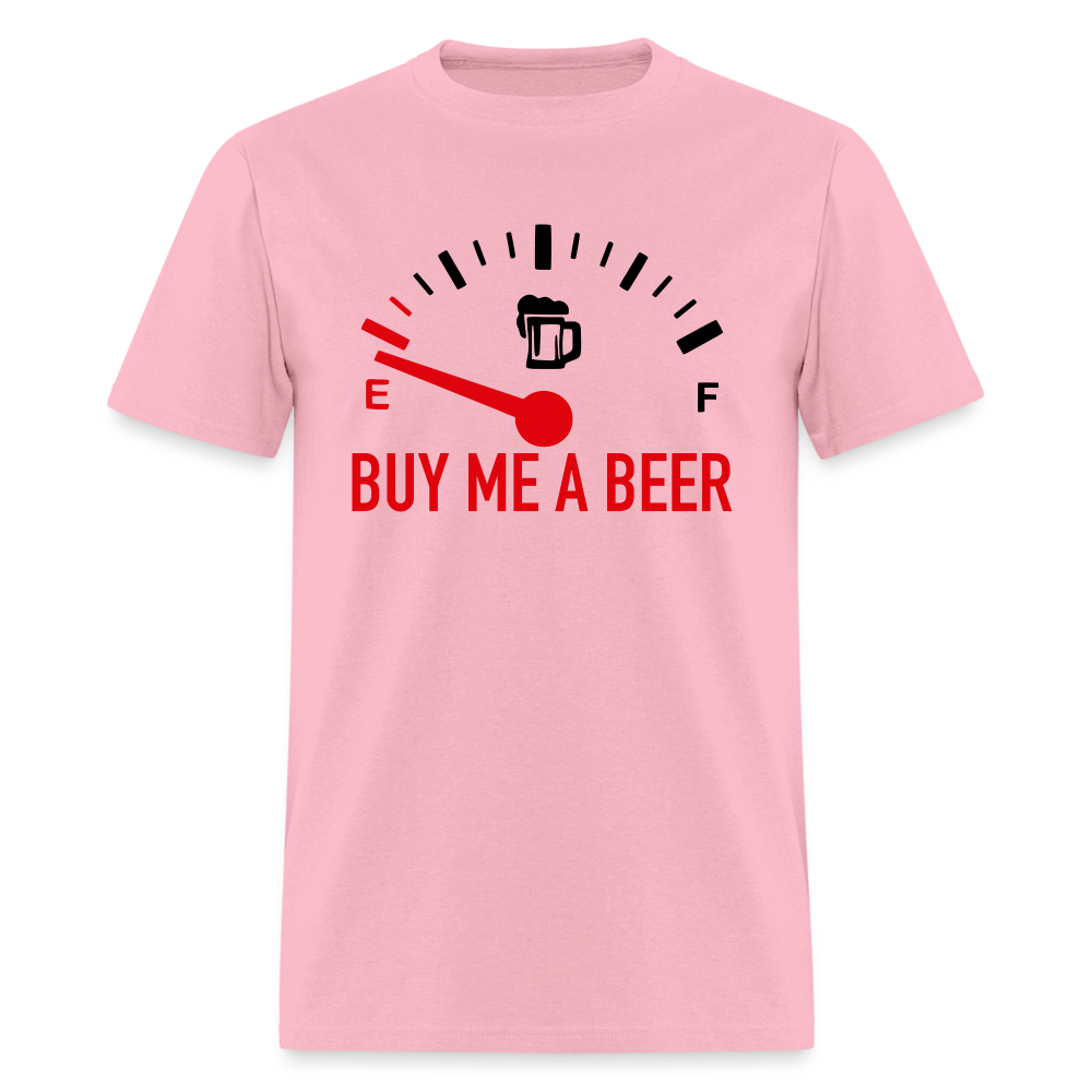 Buy Me a Beer T-Shirt (Funny Drinking Tee) - Color: heather gray