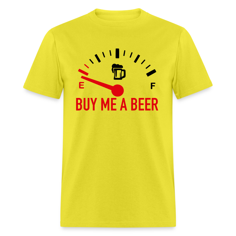 Buy Me a Beer T-Shirt (Funny Drinking Tee) - Color: heather gray