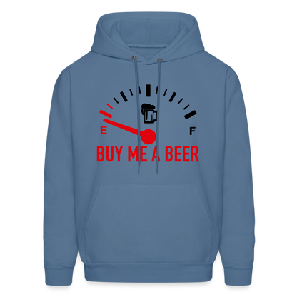 Buy Me a Beer Hoodie - Color: denim blue