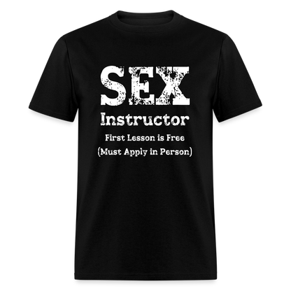 Sex Instructor T-Shirt - black