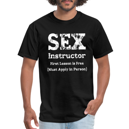 Sex Instructor T-Shirt - black