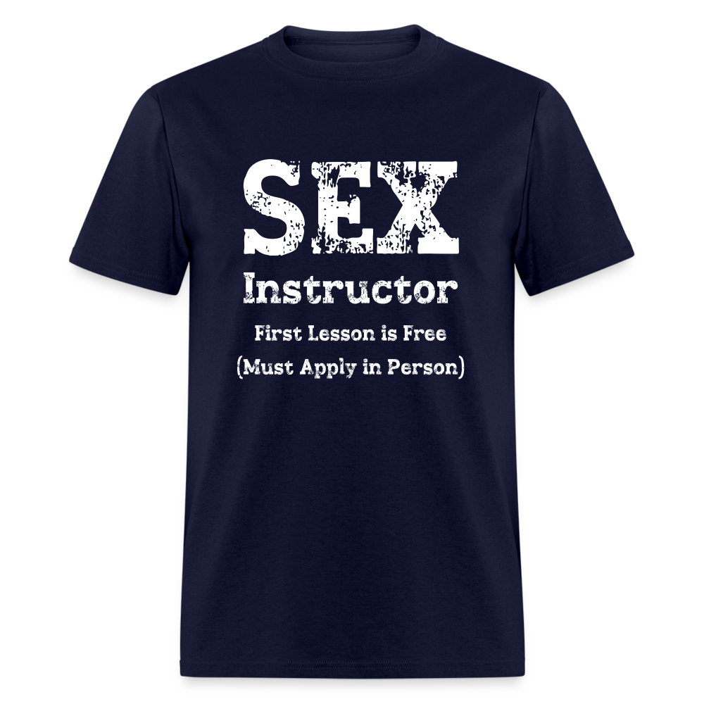 Sex Instructor T-Shirt - navy