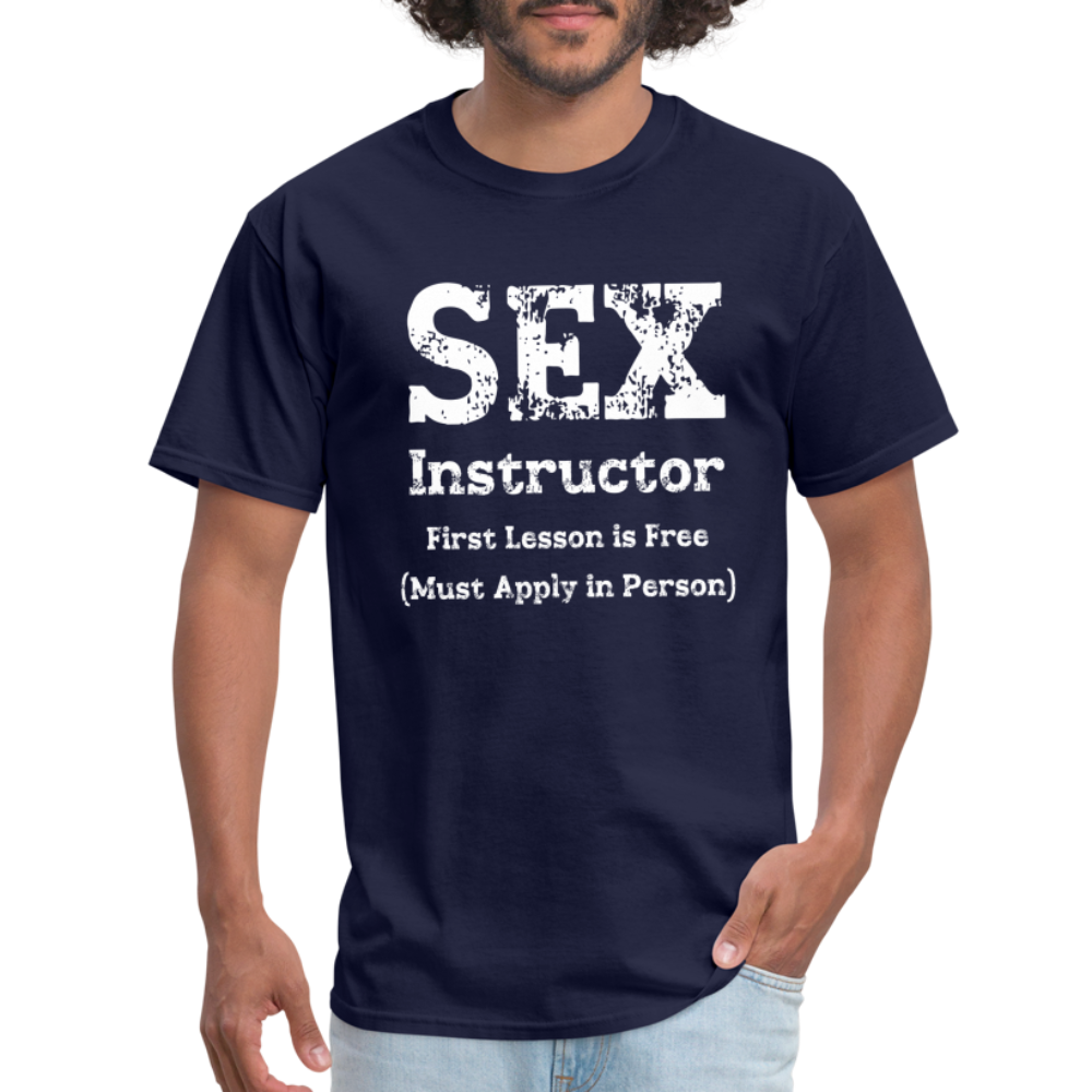 Sex Instructor T-Shirt - navy