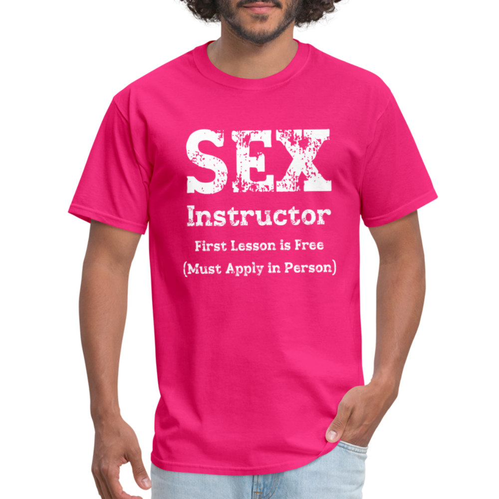 Sex Instructor T-Shirt - fuchsia