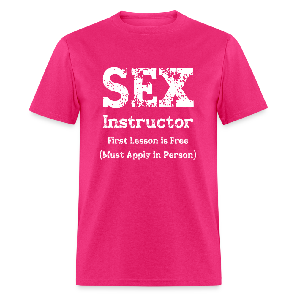 Sex Instructor T-Shirt - fuchsia