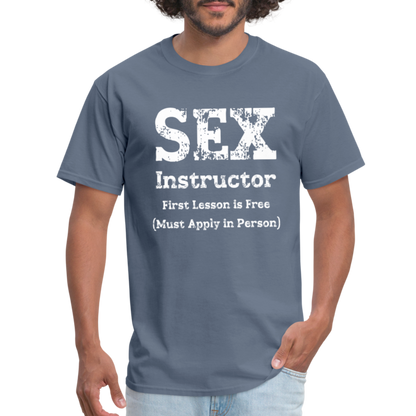 Sex Instructor T-Shirt - denim