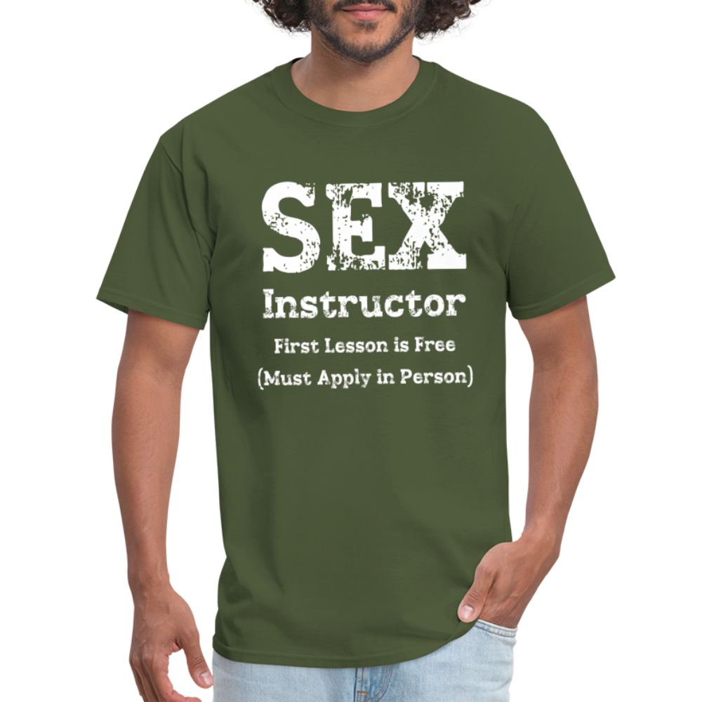 Sex Instructor T-Shirt - military green