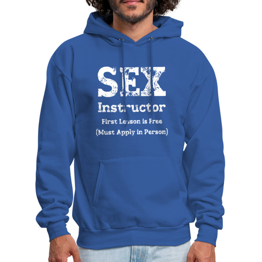 Sex Instructor Hoodie - royal blue