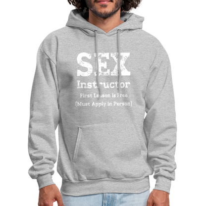 Sex Instructor Hoodie - heather gray