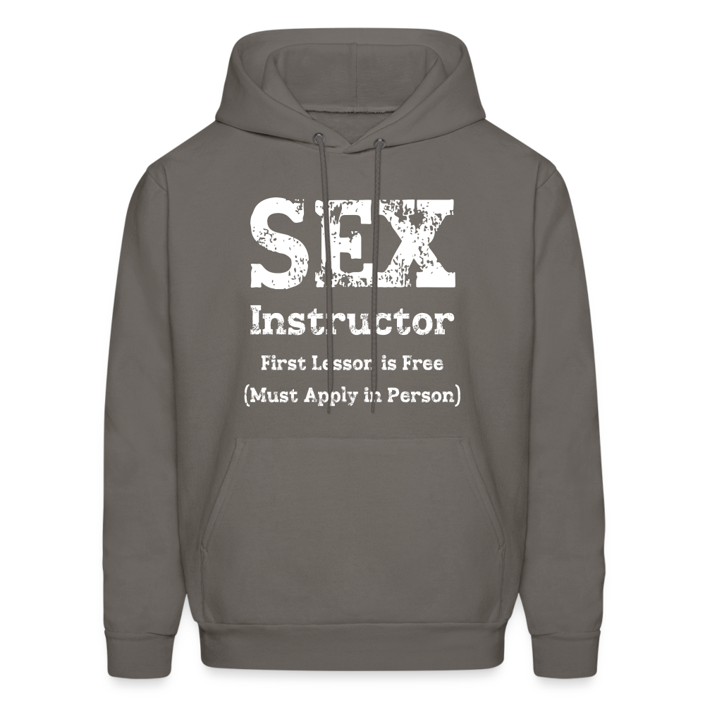 Sex Instructor Hoodie - asphalt gray