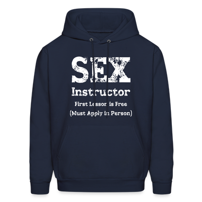 Sex Instructor Hoodie - navy