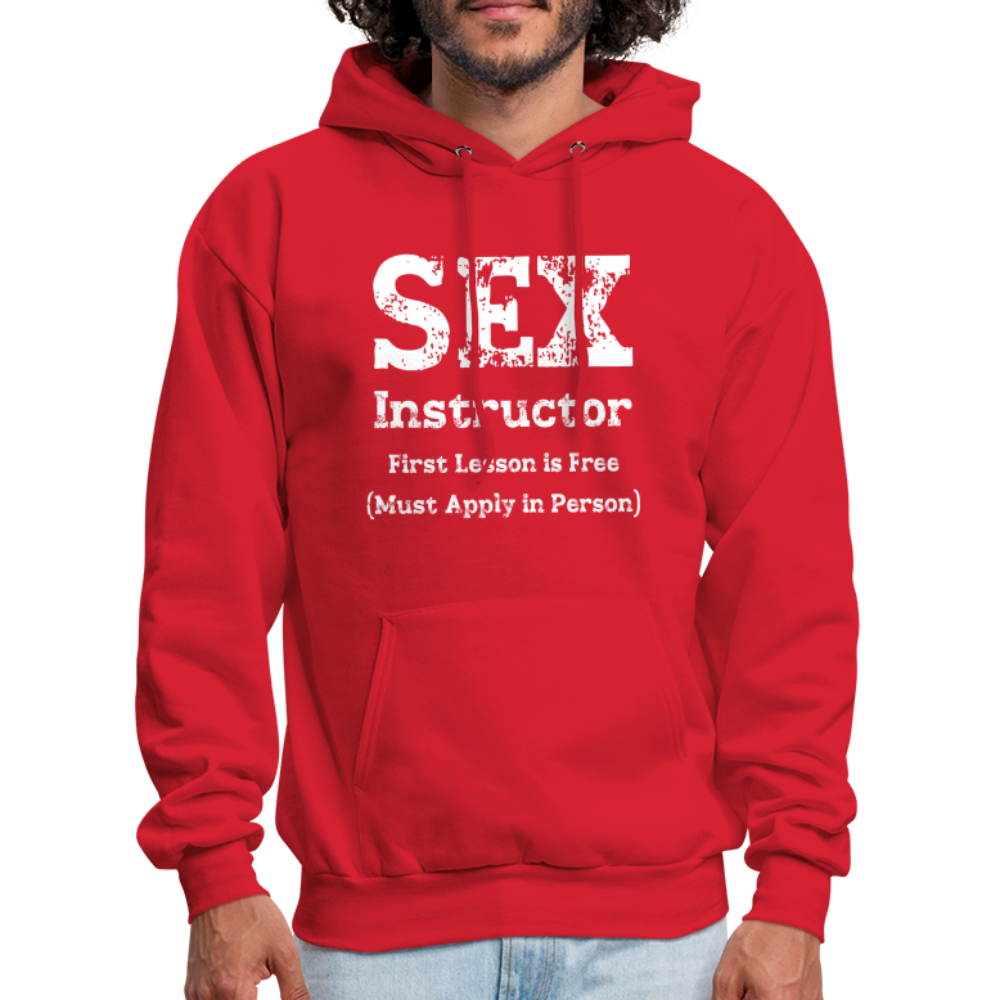 Sex Instructor Hoodie - red