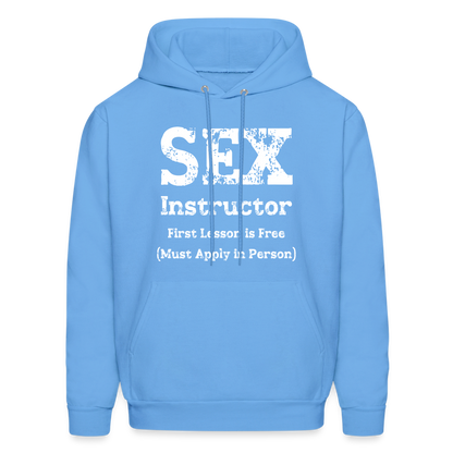 Sex Instructor Hoodie - carolina blue