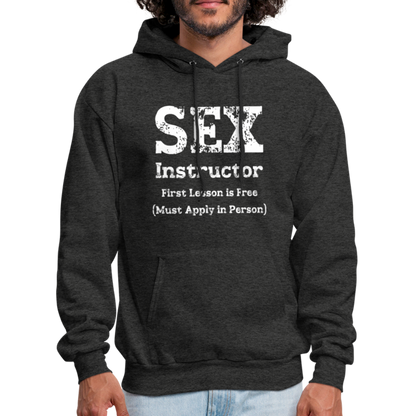 Sex Instructor Hoodie - charcoal grey