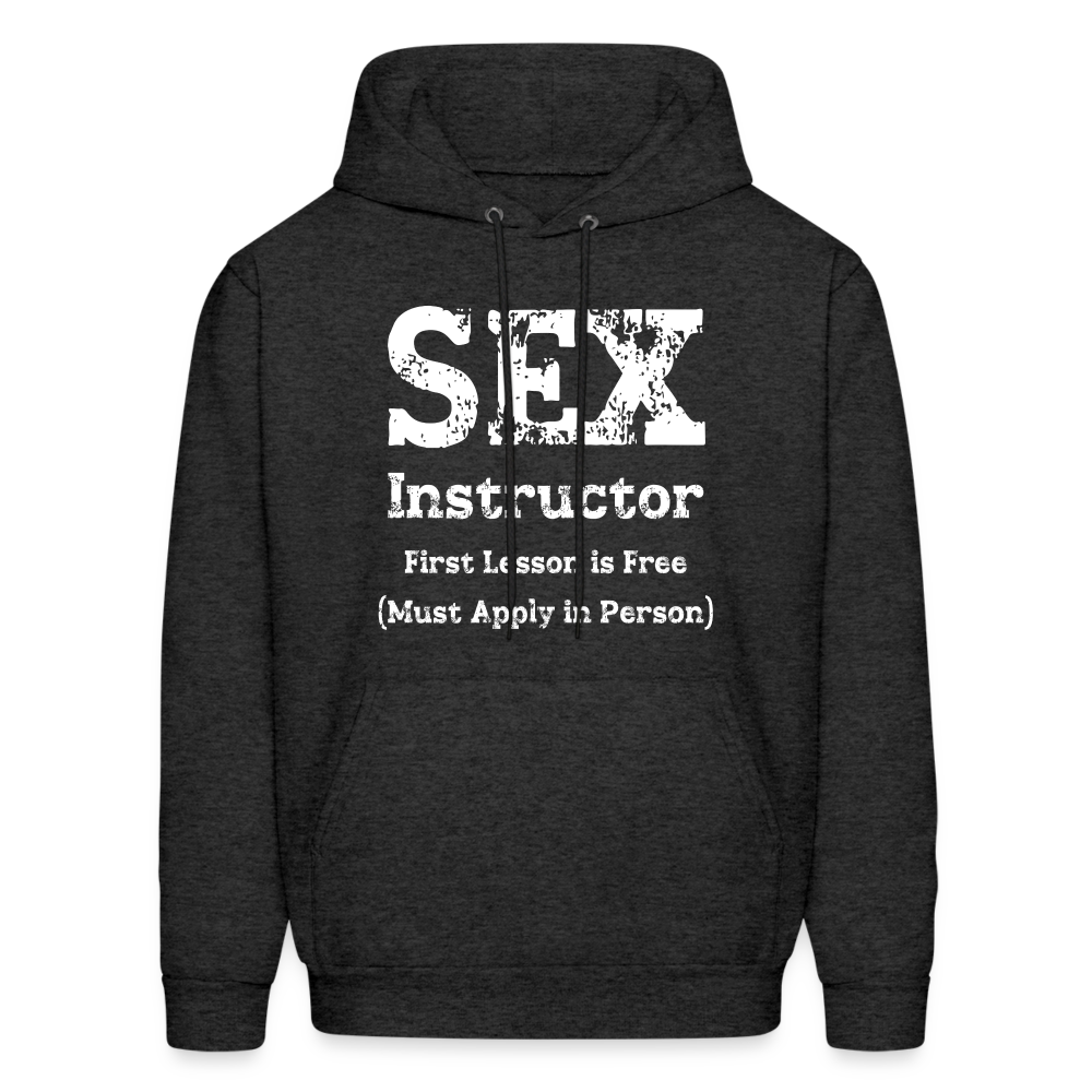 Sex Instructor Hoodie - charcoal grey