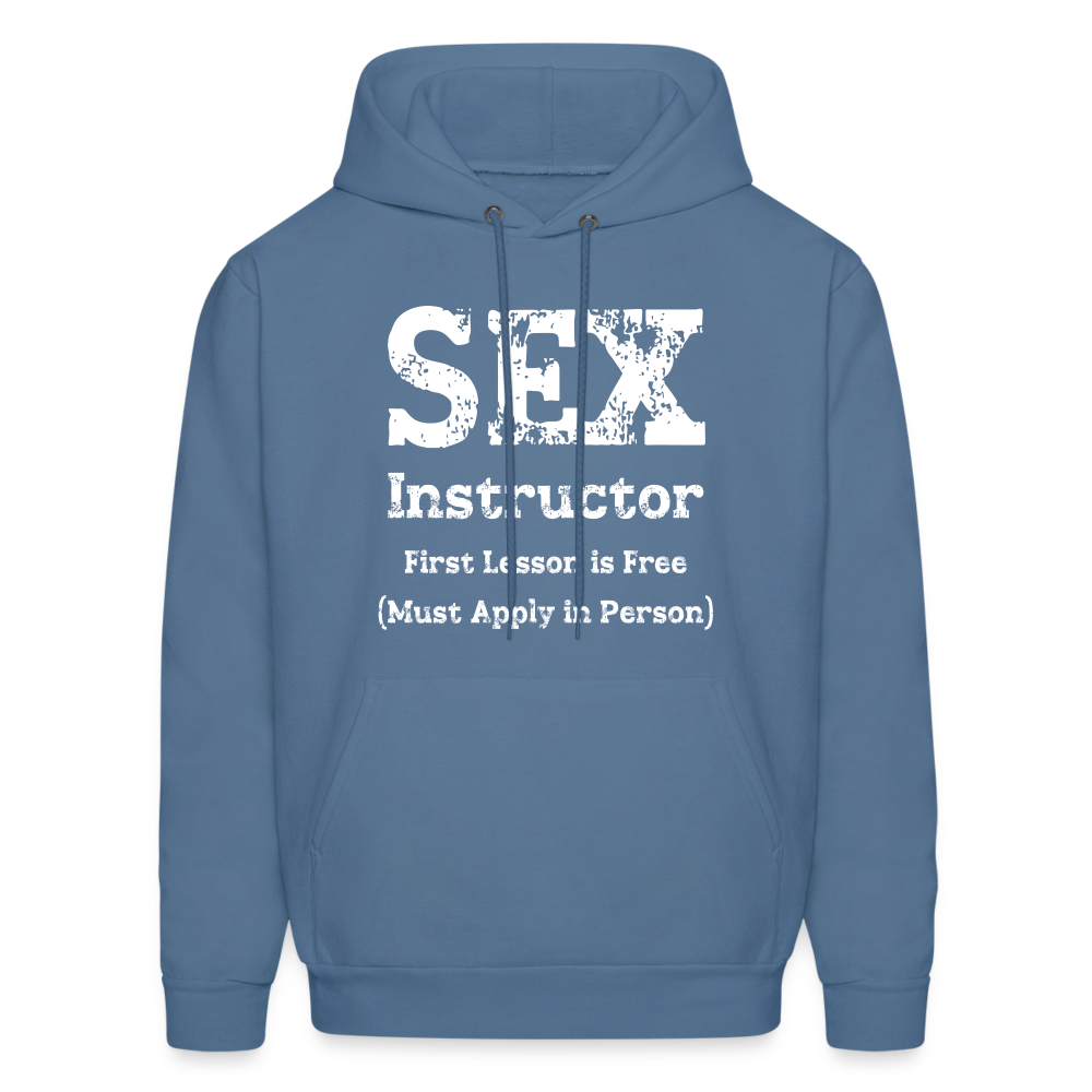 Sex Instructor Hoodie - denim blue