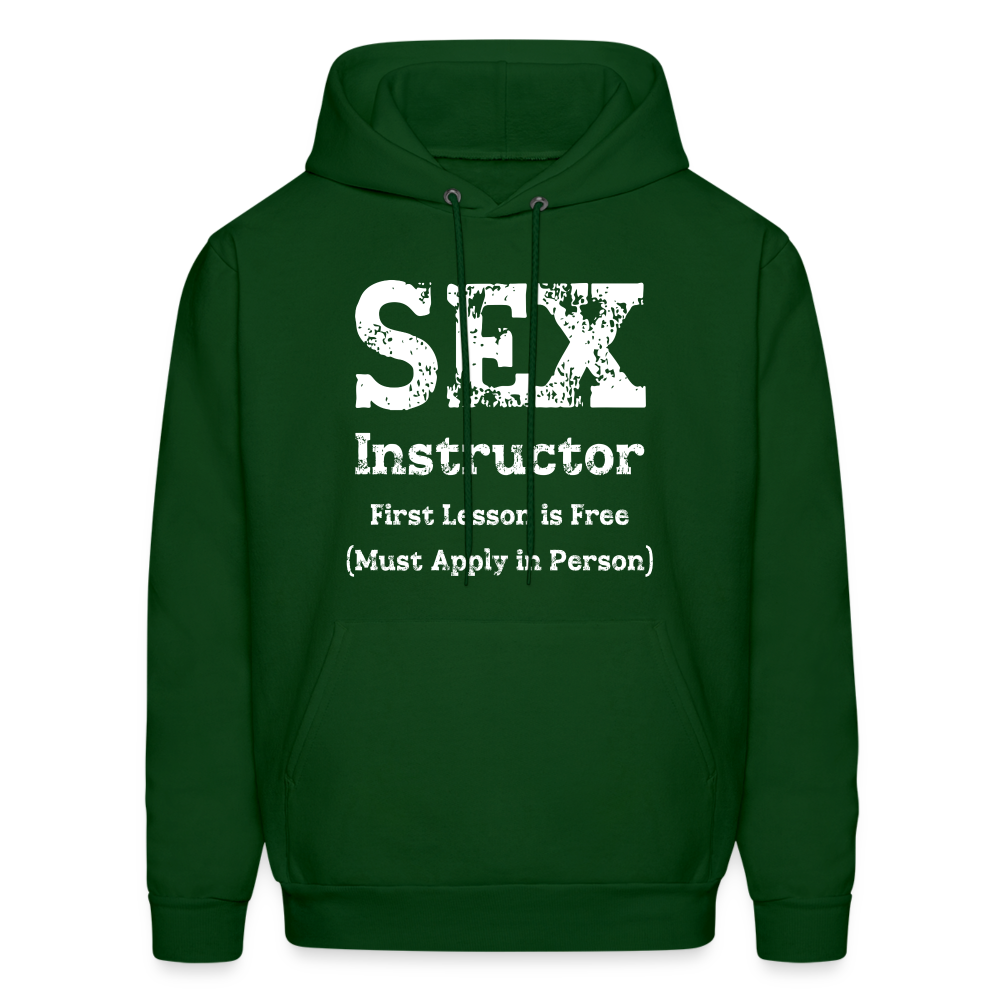 Sex Instructor Hoodie - forest green