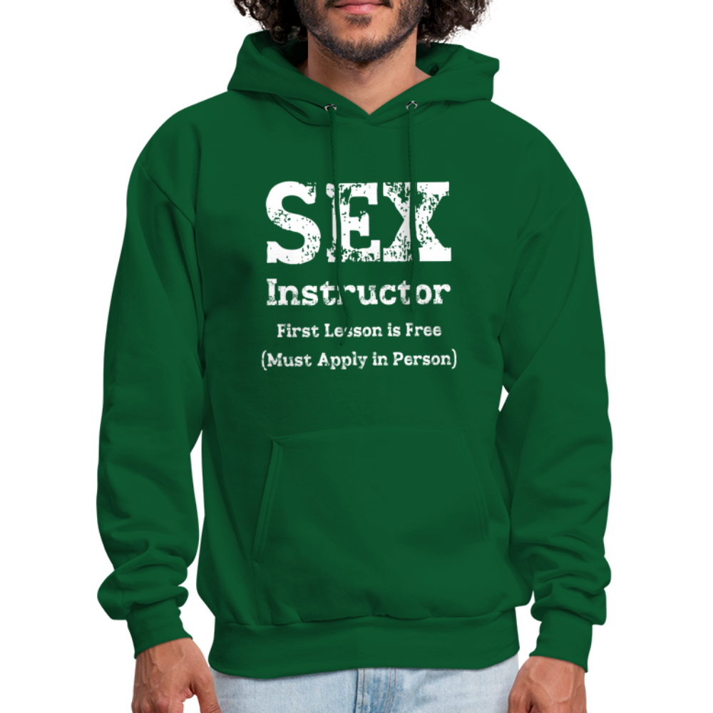 Sex Instructor Hoodie - forest green