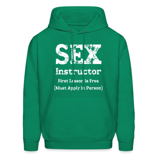 Sex Instructor Hoodie - kelly green