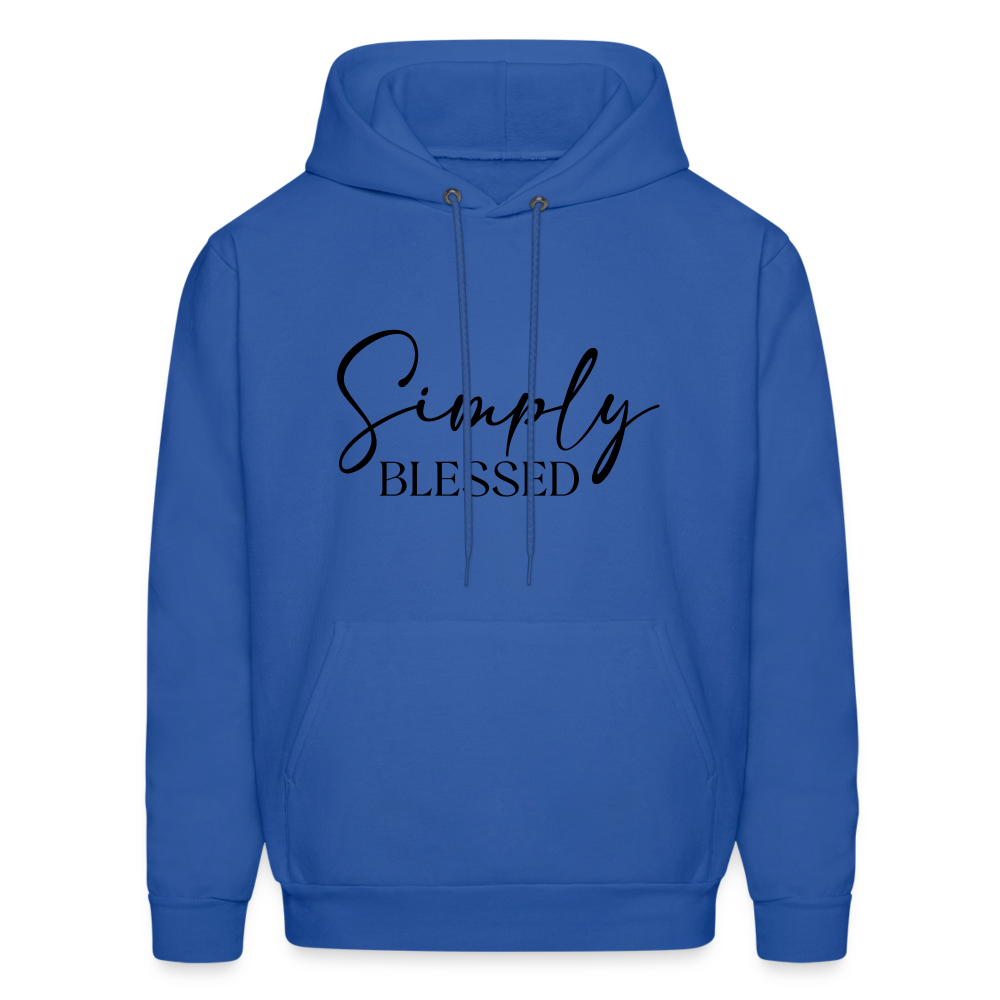 Simply Blessed Hoodie - Color: royal blue