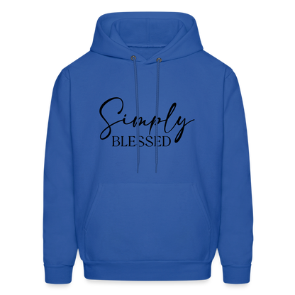 Simply Blessed Hoodie - Color: royal blue