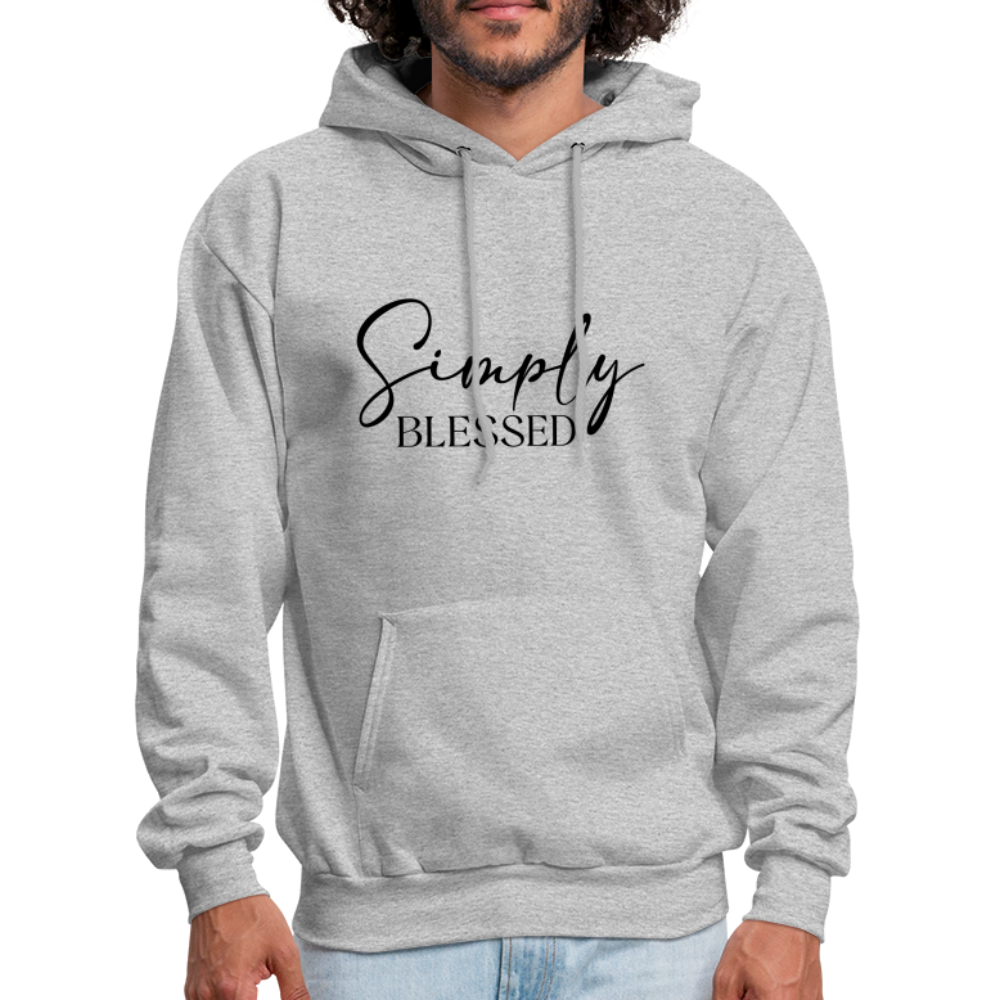 Simply Blessed Hoodie - Color: heather gray