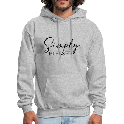 Simply Blessed Hoodie - Color: heather gray