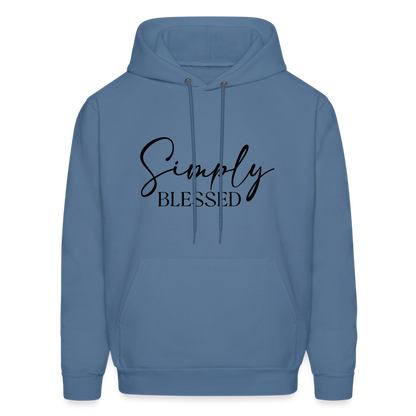 Simply Blessed Hoodie - Color: denim blue