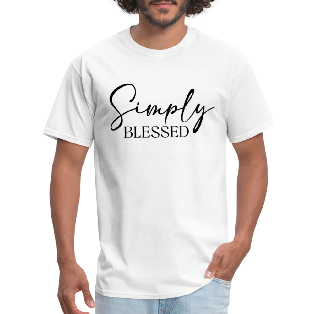 Simply Blessed T-Shirt - Color: white