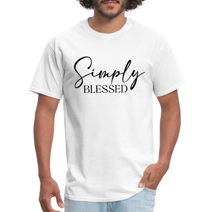 Simply Blessed T-Shirt - Color: white