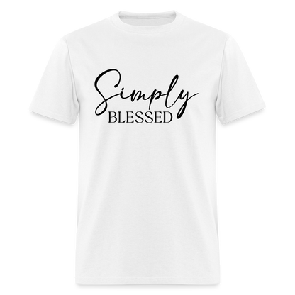 Simply Blessed T-Shirt - Color: sage