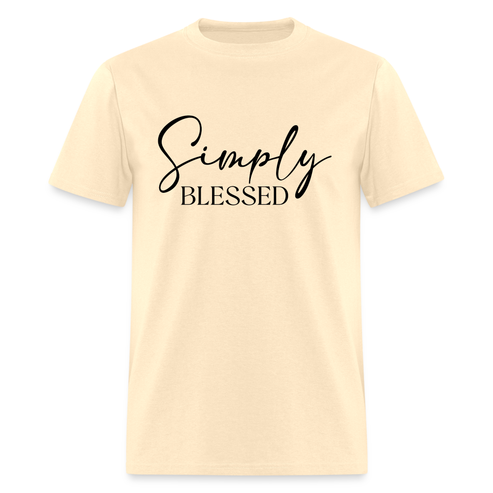 Simply Blessed T-Shirt - Color: natural