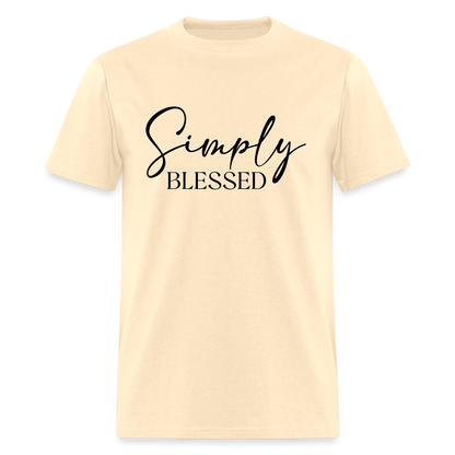 Simply Blessed T-Shirt - Color: natural