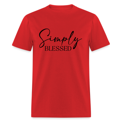 Simply Blessed T-Shirt - Color: sage