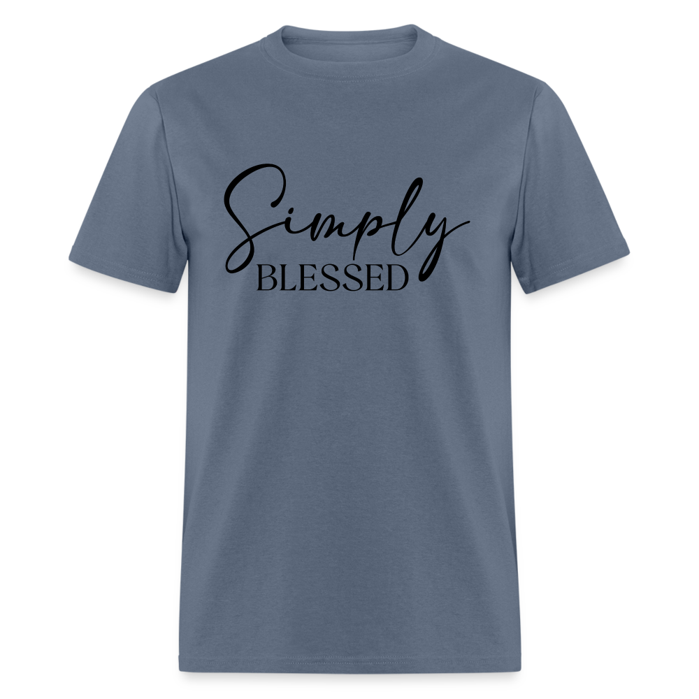 Simply Blessed T-Shirt - Color: denim