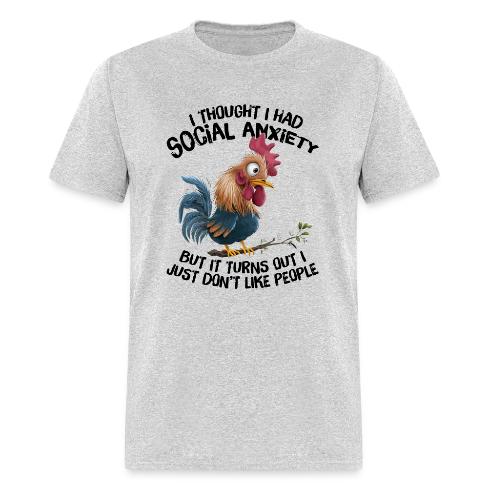 Turns Out I Just Don't Lie People T-Shirt (Funny Chicken Tee) - heather gray