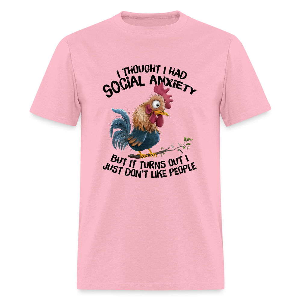 Turns Out I Just Don't Lie People T-Shirt (Funny Chicken Tee) - pink