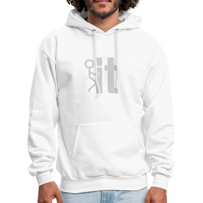 F it Hoodie (Funny & Carefree) - Color: charcoal grey