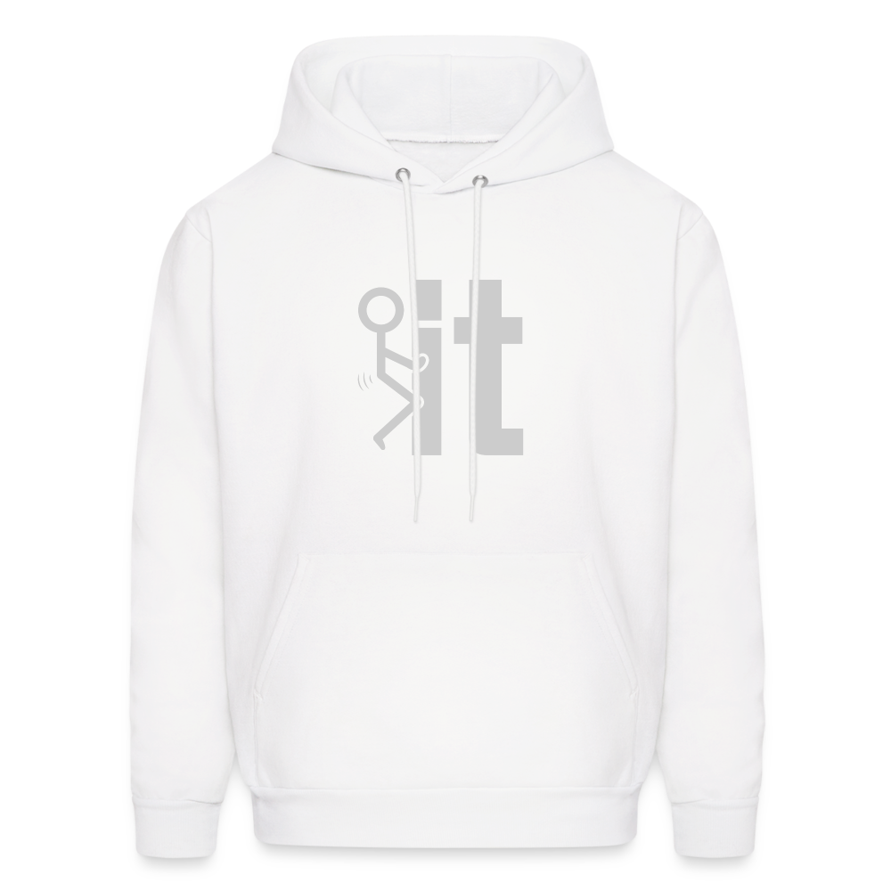 F it Hoodie (Funny & Carefree) - Color: white