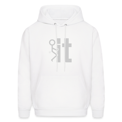 F it Hoodie (Funny & Carefree) - Color: white