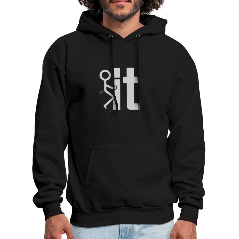 F it Hoodie (Funny & Carefree) - Color: black