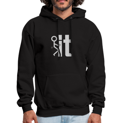 F it Hoodie (Funny & Carefree) - Color: black