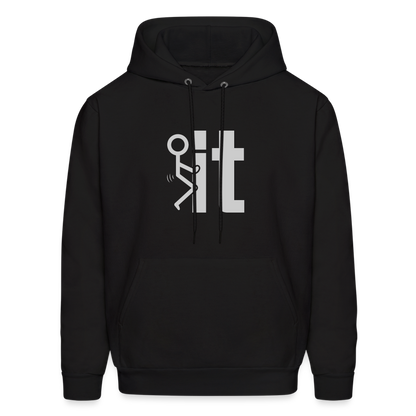 F it Hoodie (Funny & Carefree) - Color: charcoal grey