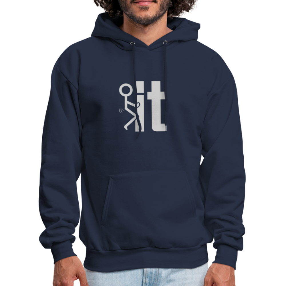 F it Hoodie (Funny & Carefree) - Color: navy